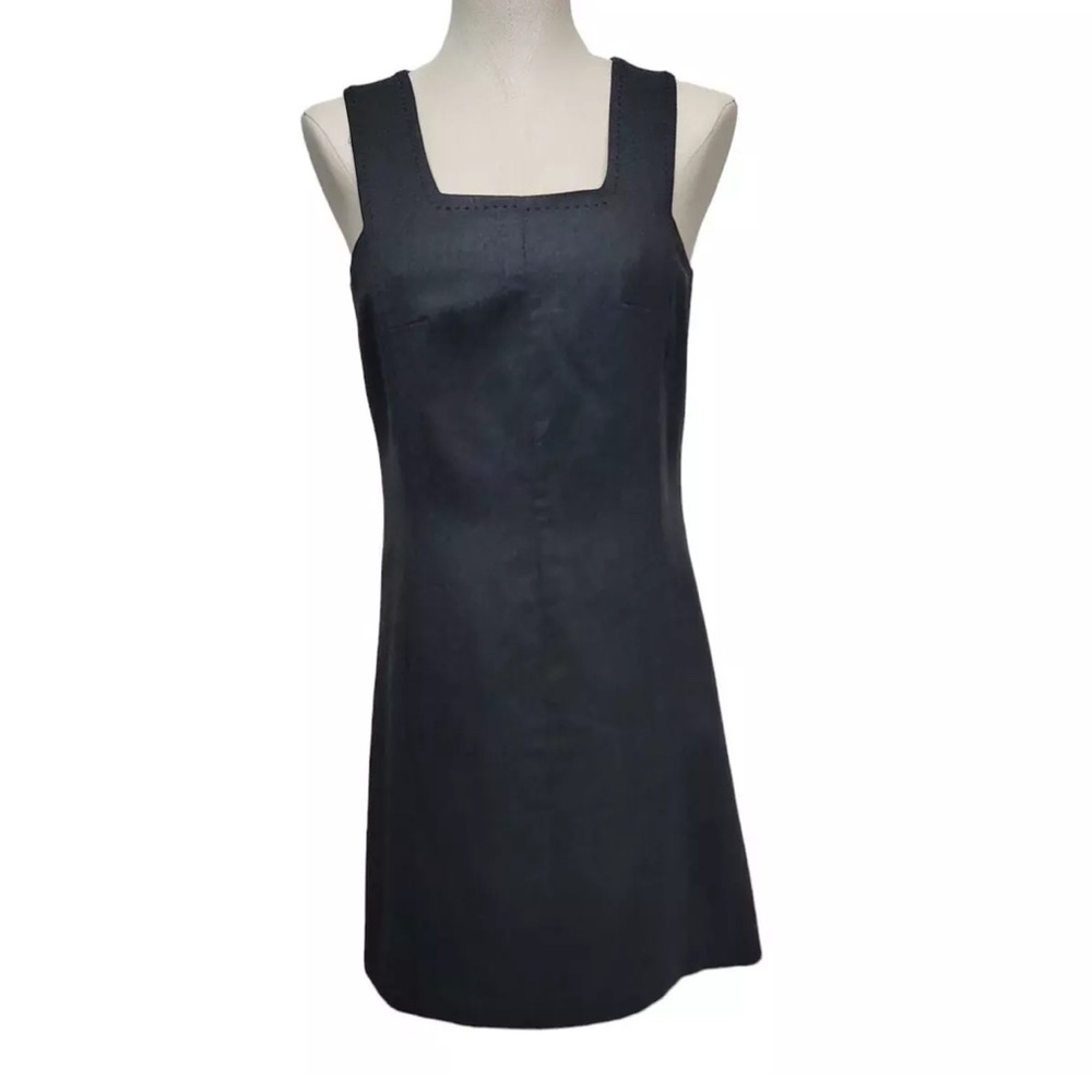 Sundance 100% Wool Dark Gray Jumper Dress with Pockets Euro Size 4